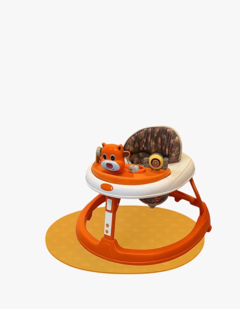 Quality Steps Baby Walker, Bright and Colorful Design for Toddler Exploration and Motor Skill Development. Features Cute Design for Young Ones and Supports Safe and Comfortable Mobility.