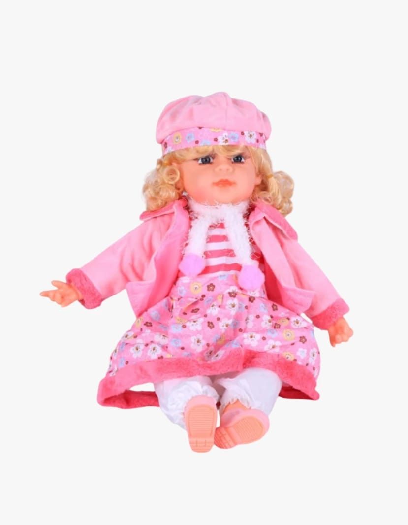 Dream Dolls Brand Elegant Doll with Floral Design for Kids - Stylish Doll for Little Girls with Beautiful Details and Elegant Attire, Adding Fun to Their World and Encouraging Imaginative Play.