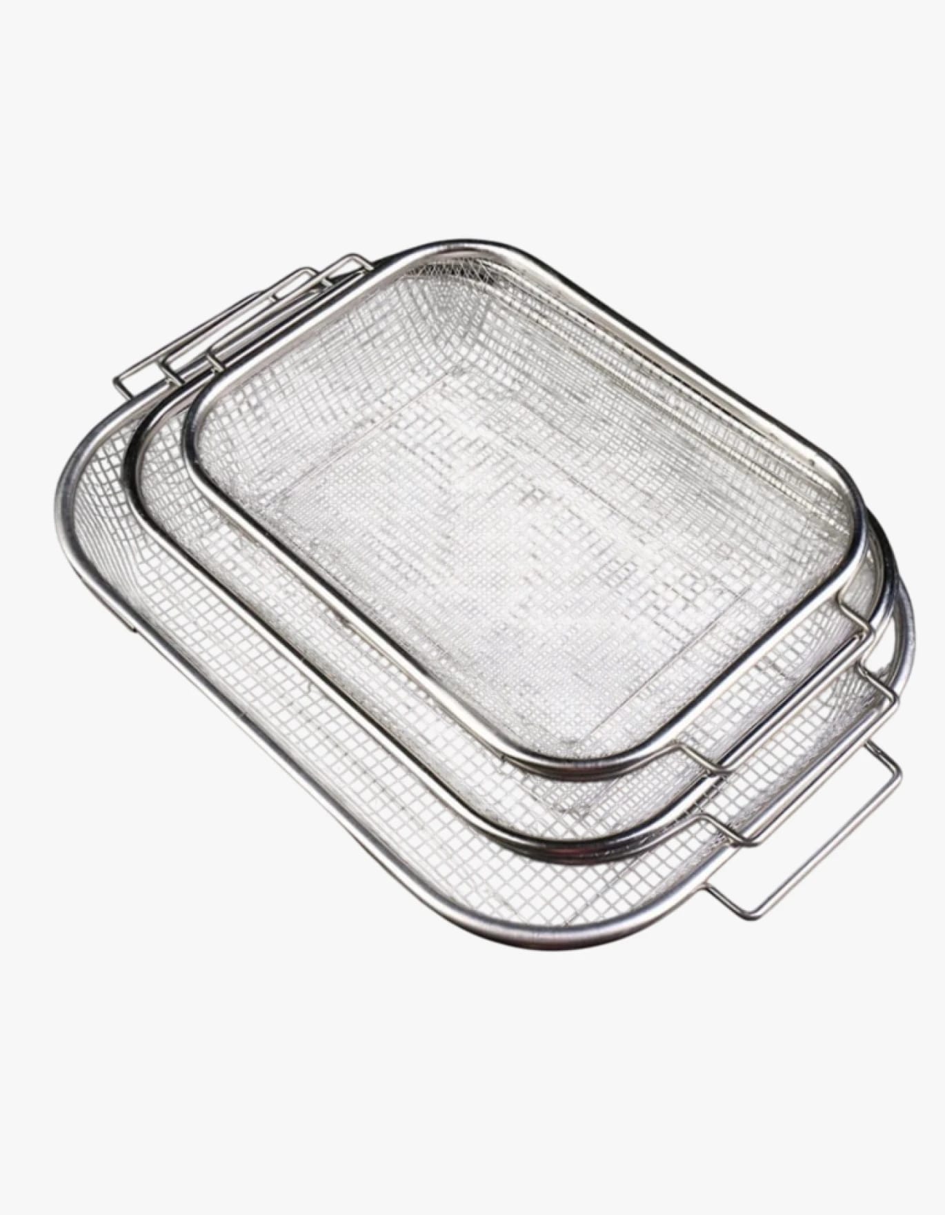 ChefSmart Stainless Steel Colander Set, Practical Modern Design for the Contemporary Kitchen, Perfect for Professionals and Cooking Enthusiasts. Multi-Size Baskets for All Straining Needs.
