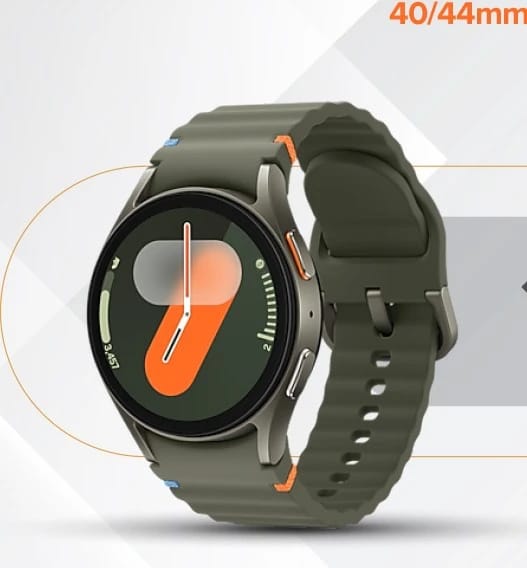 Samsung Smart Watch for the Modern Man and Stylish Woman with Perfect Sporty Design and Advanced Features like Health Tracking and Water Resistance in 40/44mm Sizes