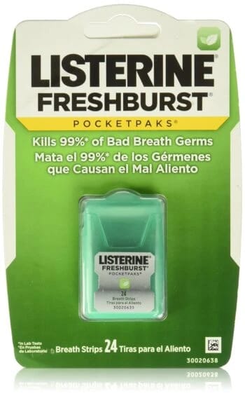 شرائح الفم Listerine Breath Strips 24
