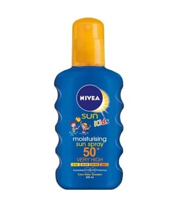Nivea Kids Moisturising Sun Block Spf 50+ Very High Spray 200ml