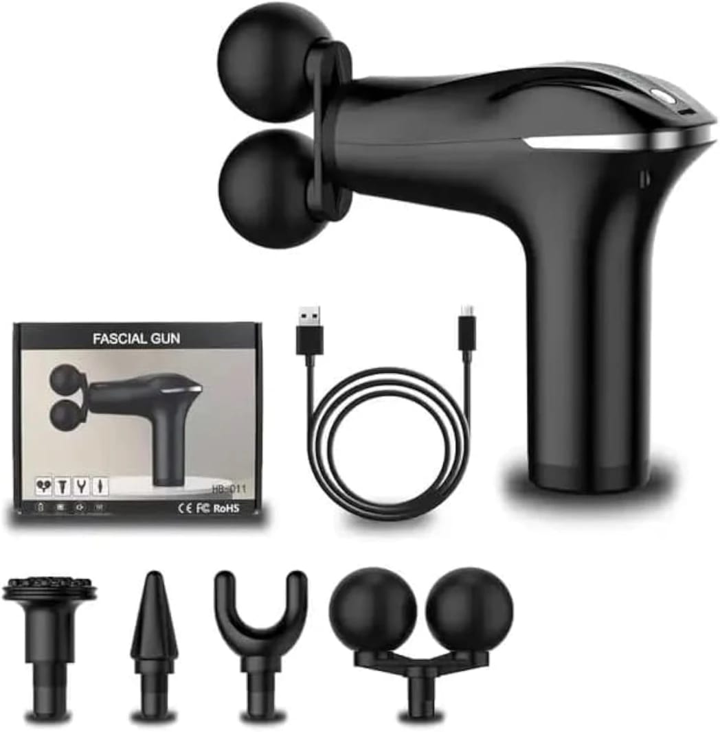 Handheld compress Massage Gun Double Head Deep
