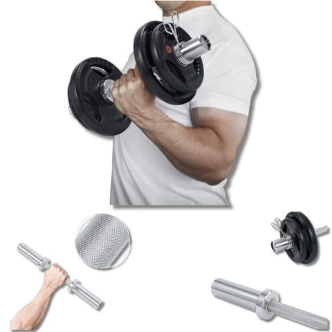 Olympic dumbbells bar length 50cm / weight 3 kg / Diameter 5cm