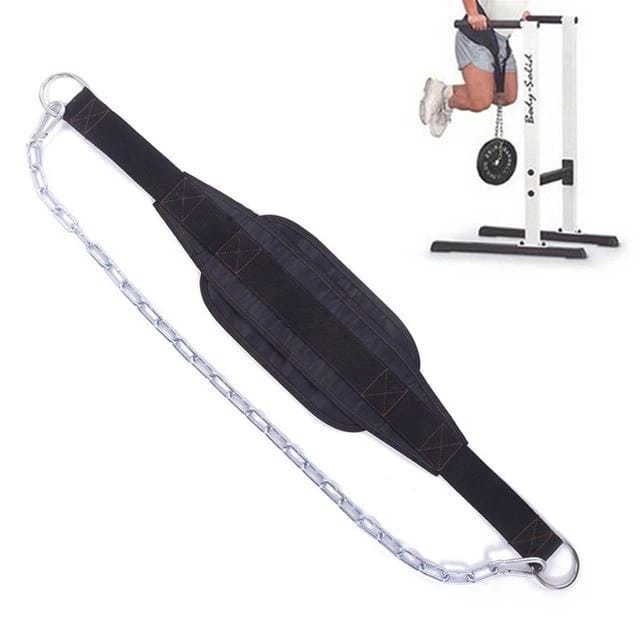 weight belt with chain
