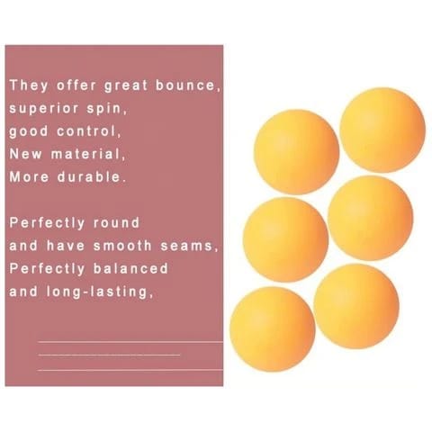table ternnis balls 6pcs