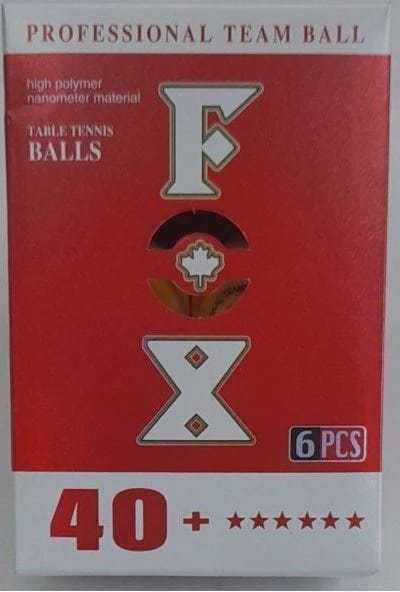 Table Tennis balls set Fox 6Pcs