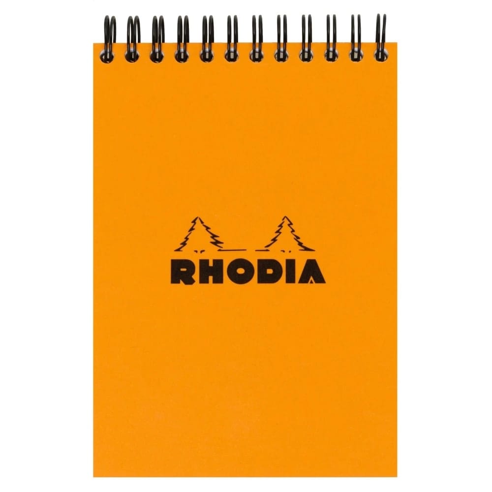 Rhodia Spiral Block Orange A7 Squared