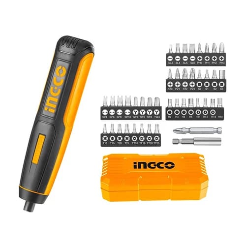 Li-Ion 4 V Cordless Screwdriver + 46 pcs set