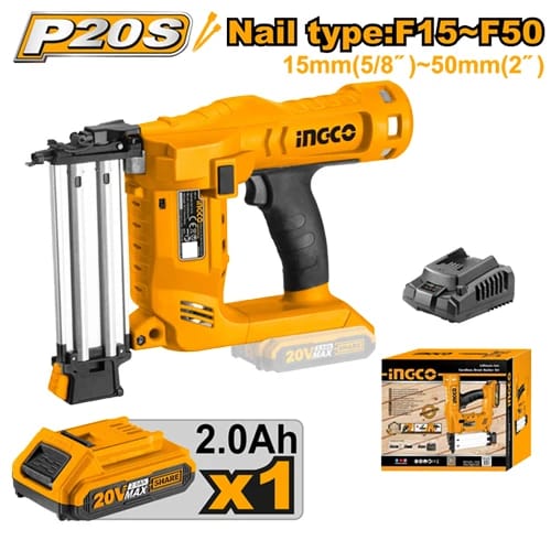 Lithium-ion cordless brad nailer kit