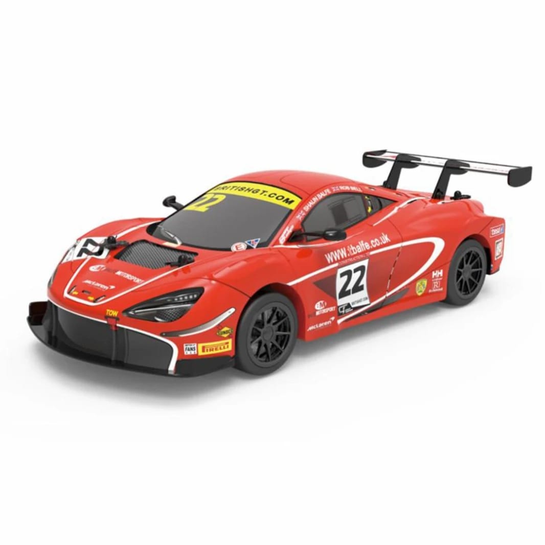 سيارة تحكم عن بعد RW ماكلارين 720S GT3 بمقياس 1:12 - أحمر