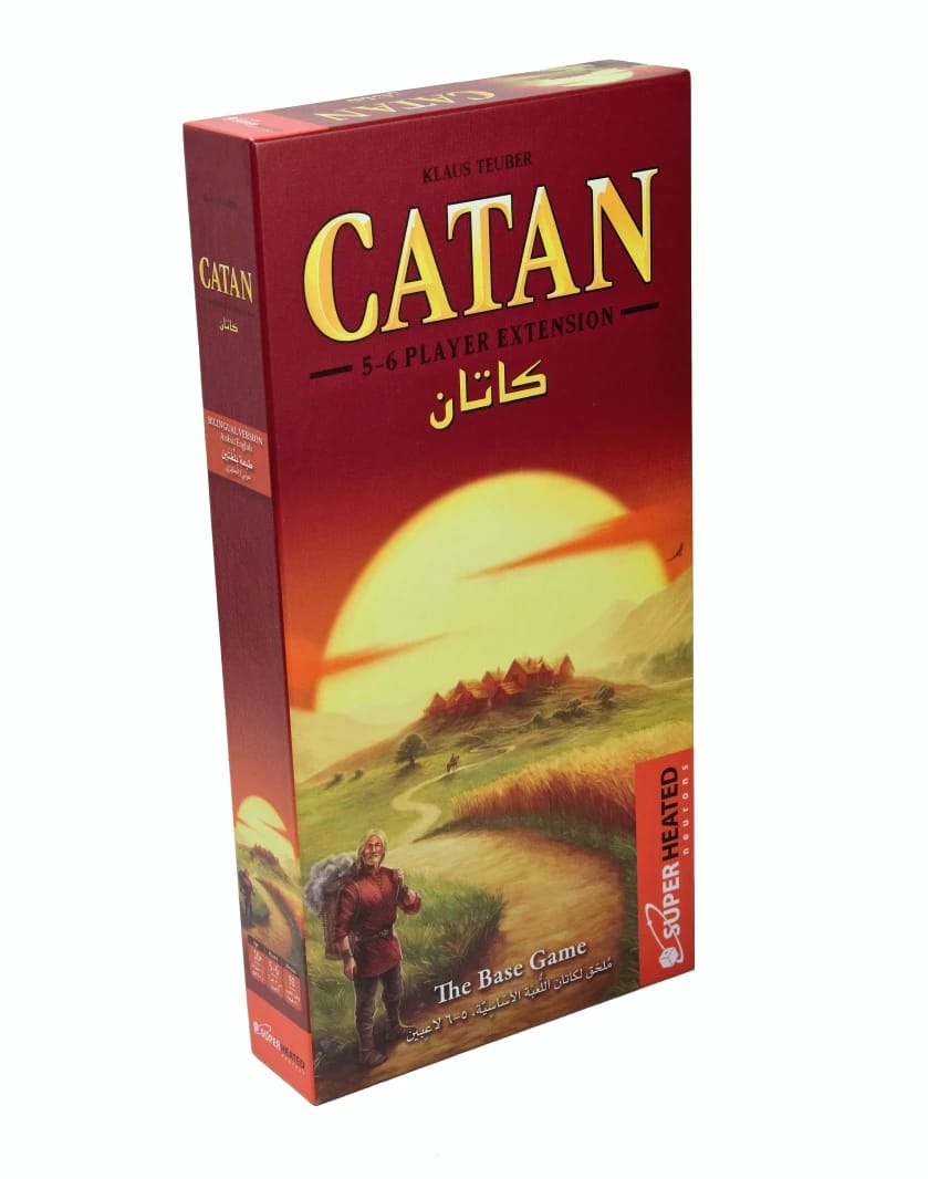 توسعة لعبة كاتان لـ 5-6 لاعبين - نسخة عربية/إنجليزية