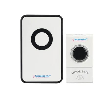 TERMINATOR DOOR BELL DIGITAL WIRELESS WITH 38 MELODIES 2 PIN PLUG