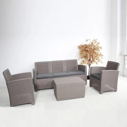 LUXURY GARDEN SEATING SET - 4 PIECES