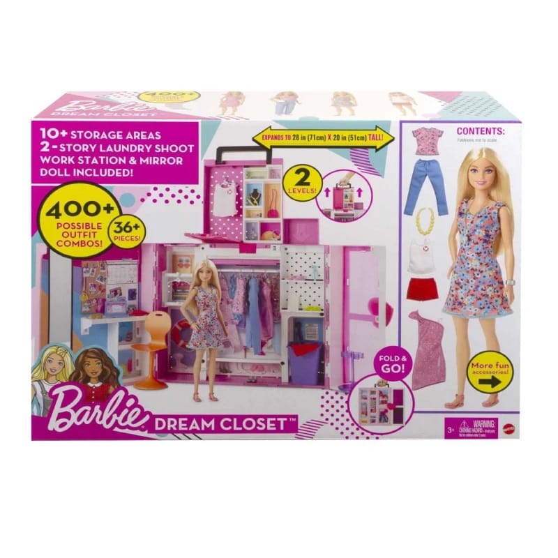 Barbie | Dream Closet Doll And Playset