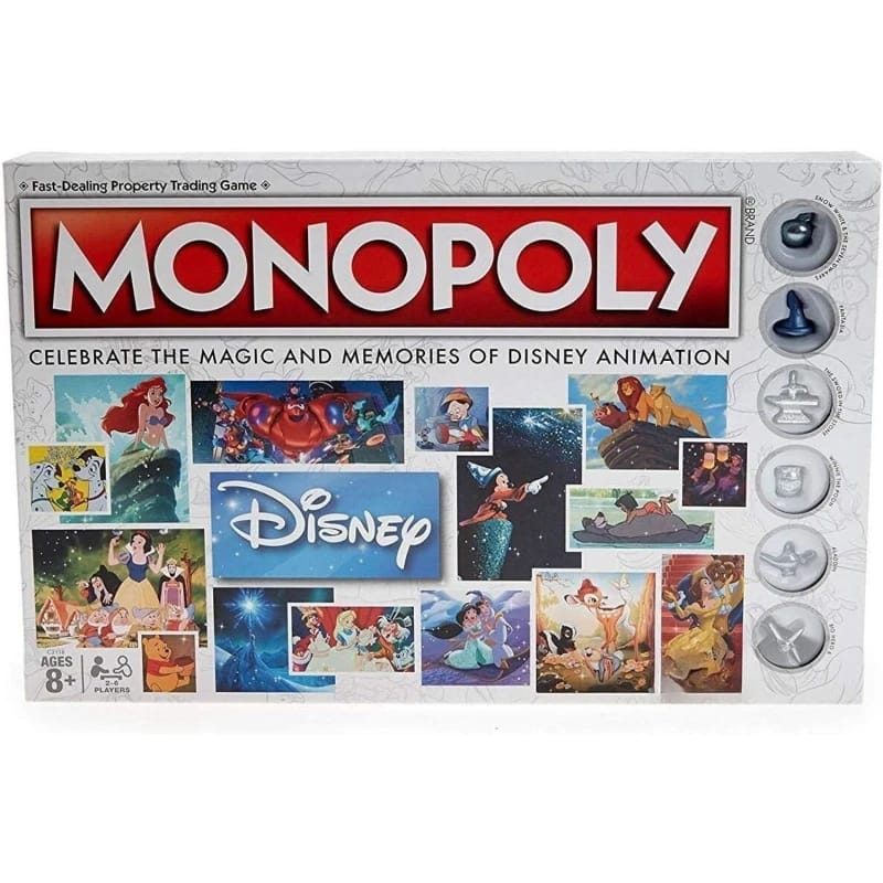 B Toys | Monopoly Disney Animation Edition Game