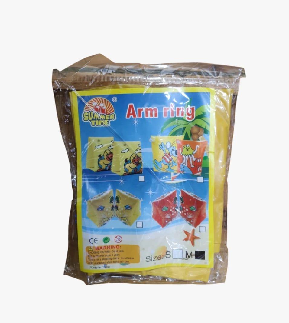 Summer Time Kids Arm Rings, Cute Sea Animals Design, Perfect for Children and Beginners Learning to Swim, Ensures High Safety, Excellent for Summer Fun in Pools and Lakes, Great Swimming Aid.