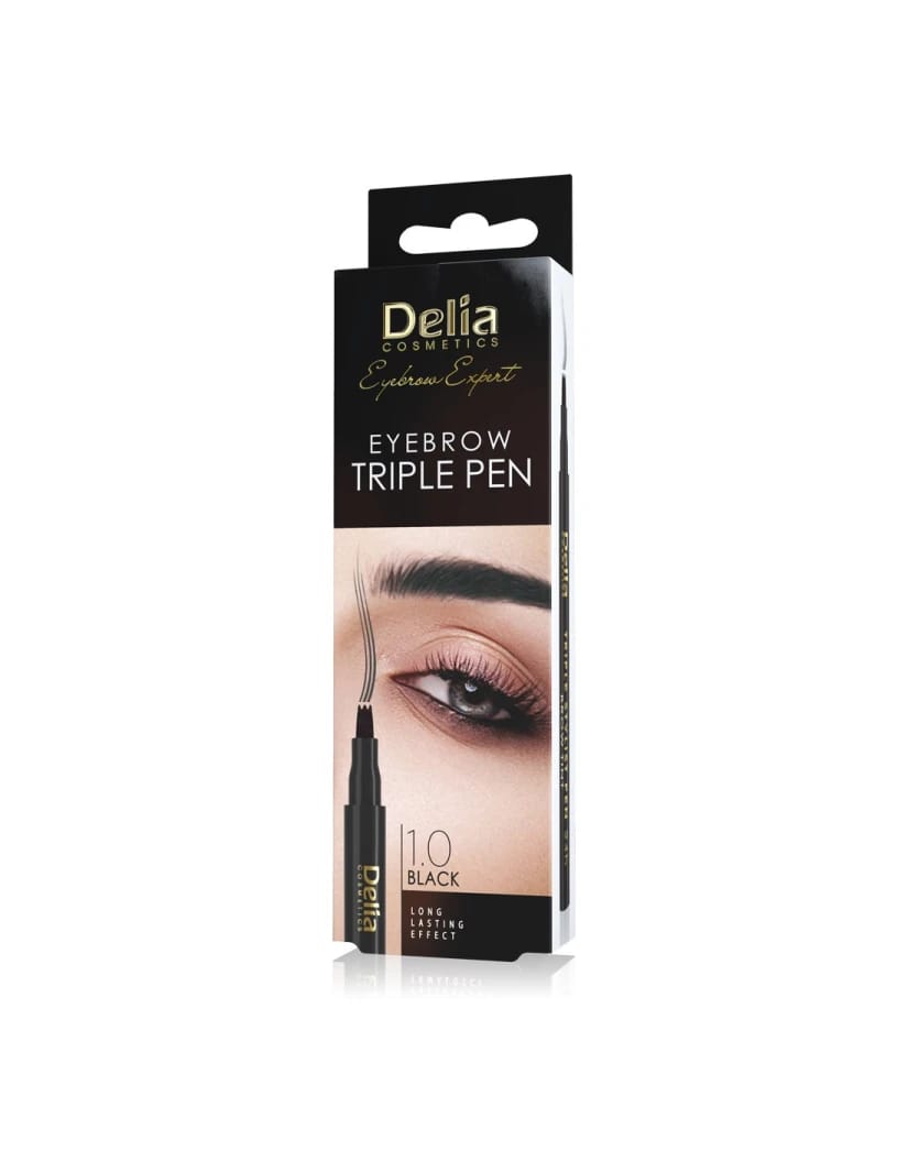 DELIA EYEBROW EXPERT - TRIPLE PEN Black