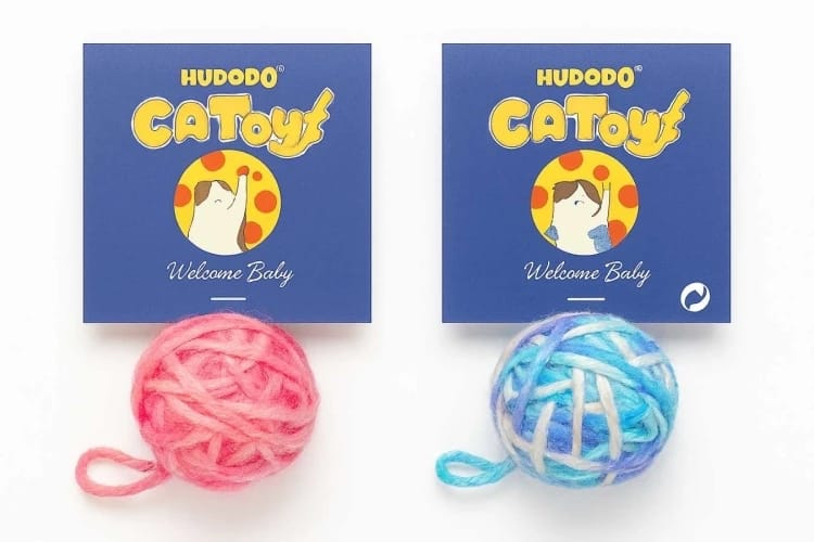 Wool ball cat toy