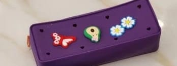 Premium Brand Pencil Case for Kids with Colorful Design Featuring Butterflies, Avocado, and Flowers - Perfect for Back-to-School and Storing Art Supplies in Style