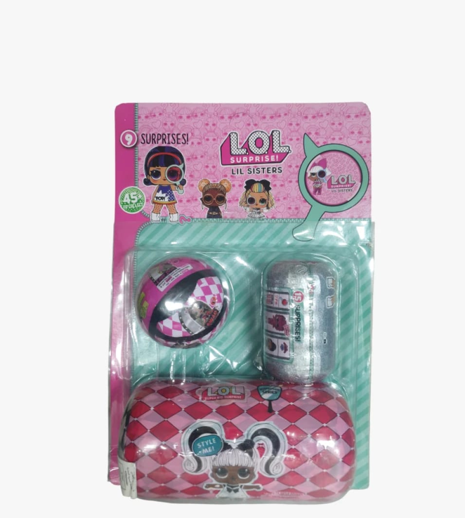 LOL Surprise Lil Sisters Sparkling Surprise Set for Kids with Intricate Details and Captivating Design Attracting Kids of All Ages for Play, Creativity, and Discovery Every Time.