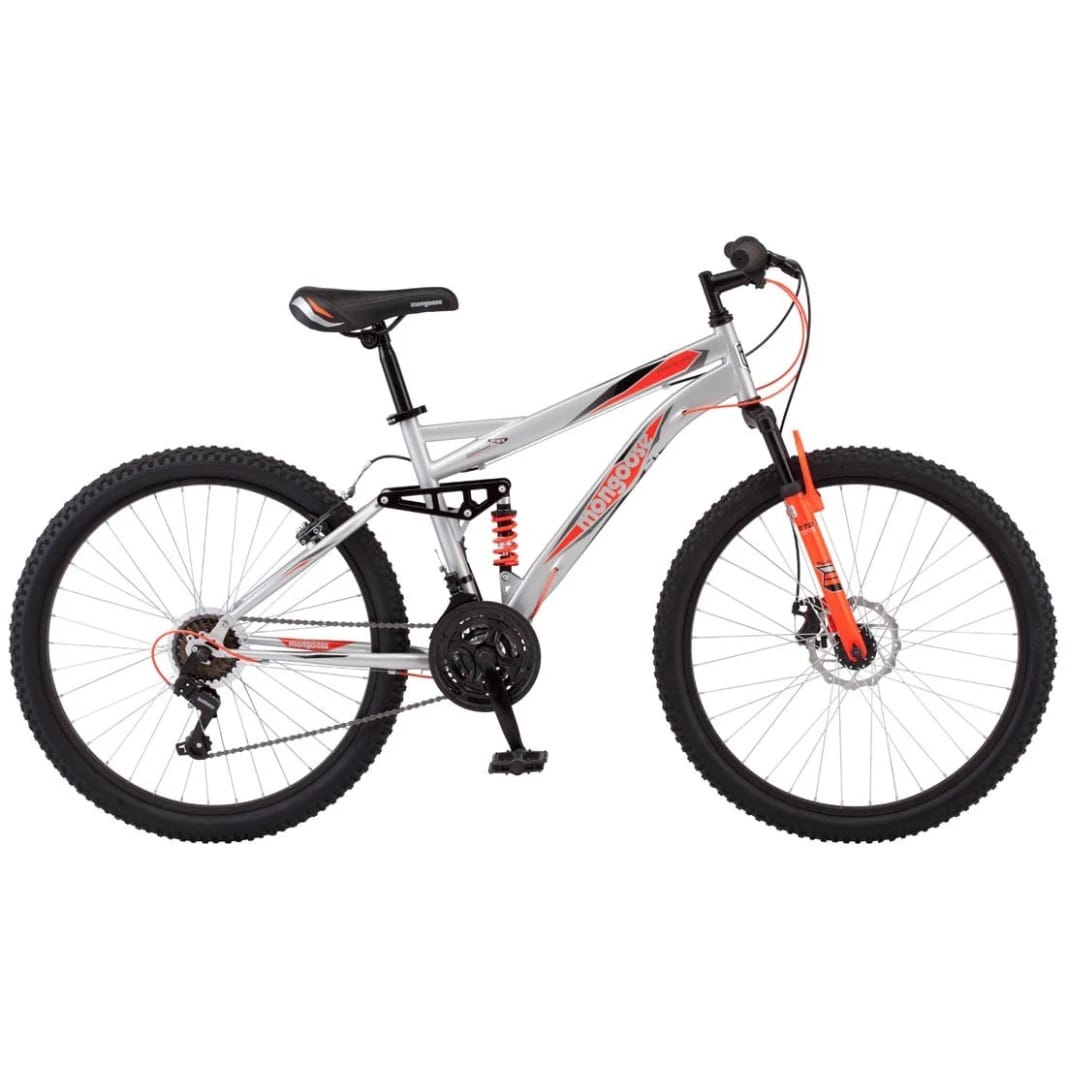 Mongoose 26 Inch Bedlam Mountain Bike – Silver