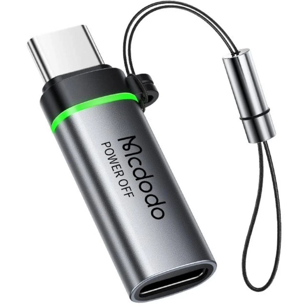 Mcdodo OT-6010 Lightning to USB-C OTG Adapter 60W, Auto Power Off