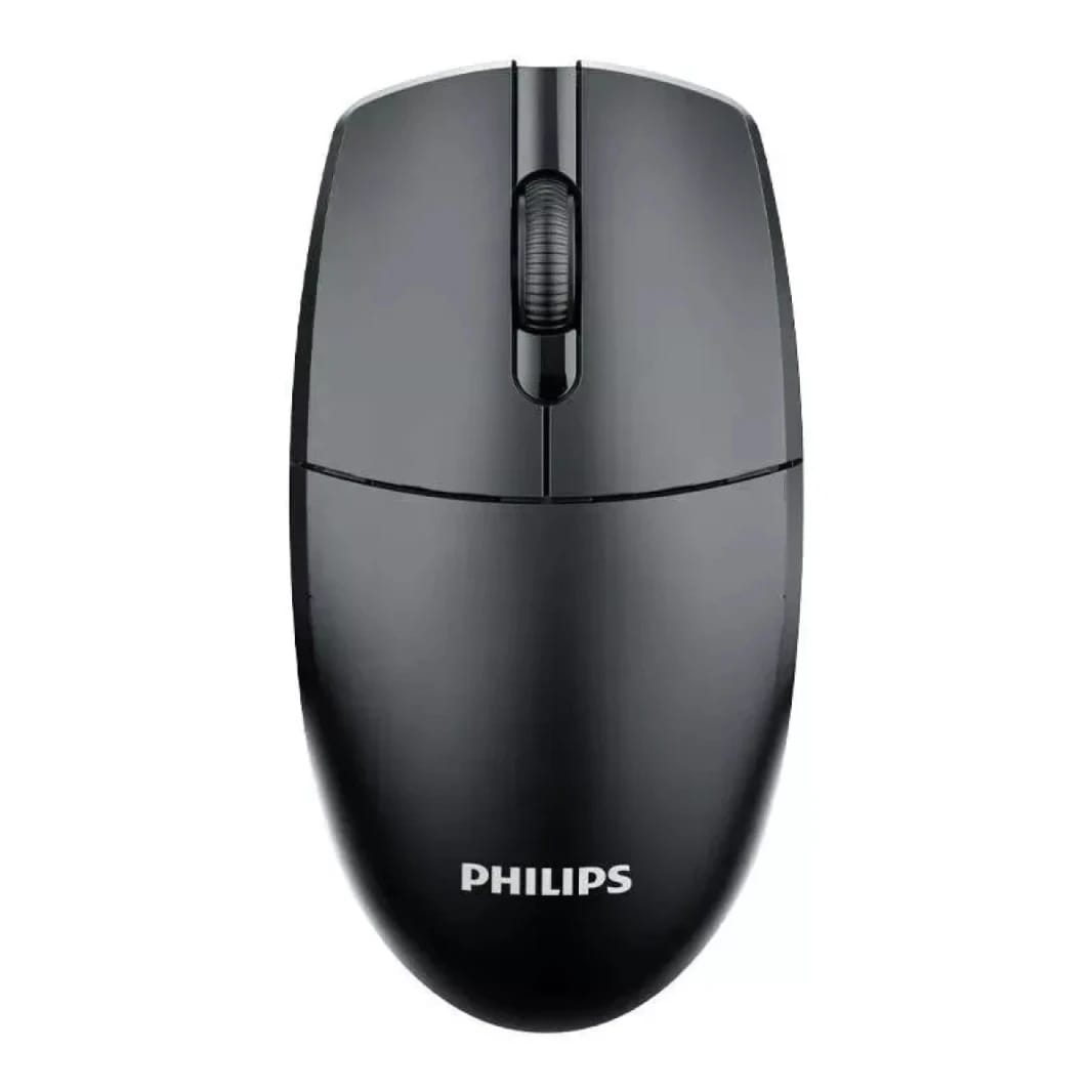 Philips M347 Ergonomic Design Wireless Mouse With 2.4GHz Connection - Black