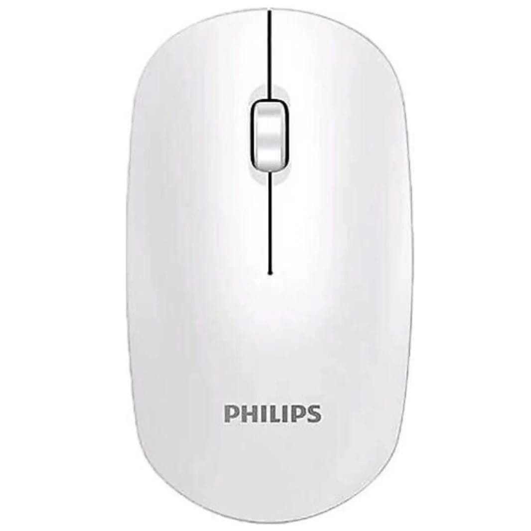 Philips M315 Wireless Silent Rechargeable Mouse 1600 Dpi Silent - White