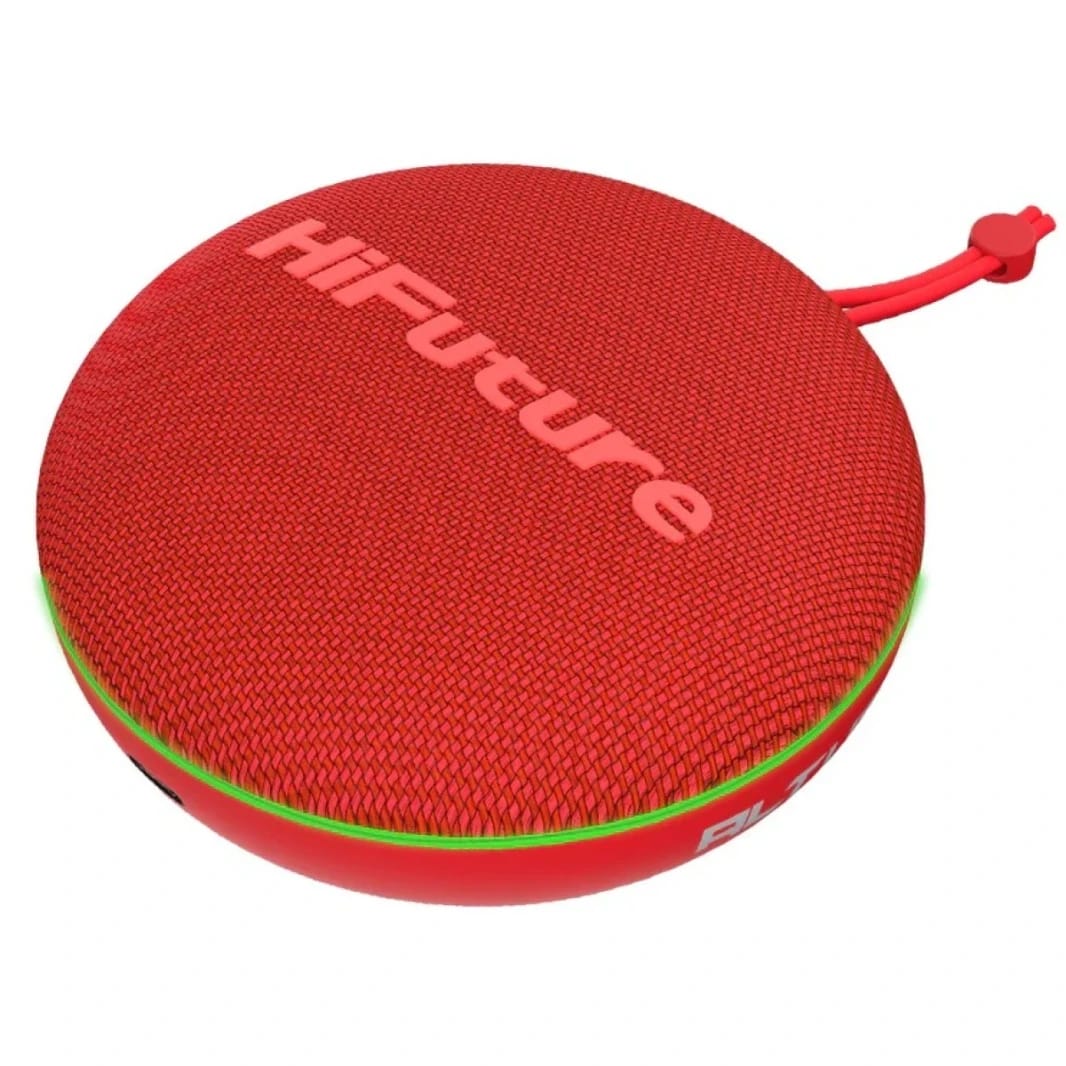 HiFuture Altus Bluetooth 5.3 Speaker with APTX waterproof, up to 8-Hours Battery Life, True Wireless Stereo (TWS) mode, 8.0, IPX5 - Red
