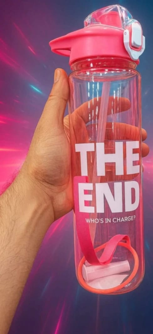 Brand New Stylish Water Bottle for Beverage Enthusiasts, Featuring a Trendy Design with Secure Lock, Large Capacity for Daily Use, Ideal for Fitness Lovers and Office Goers Seeking Convenience and Elegance.