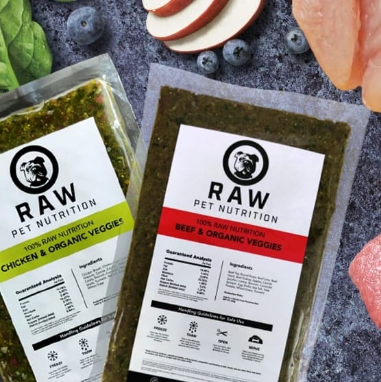 RAW Beef & Organic Veggies 250 grams (6/Pack)