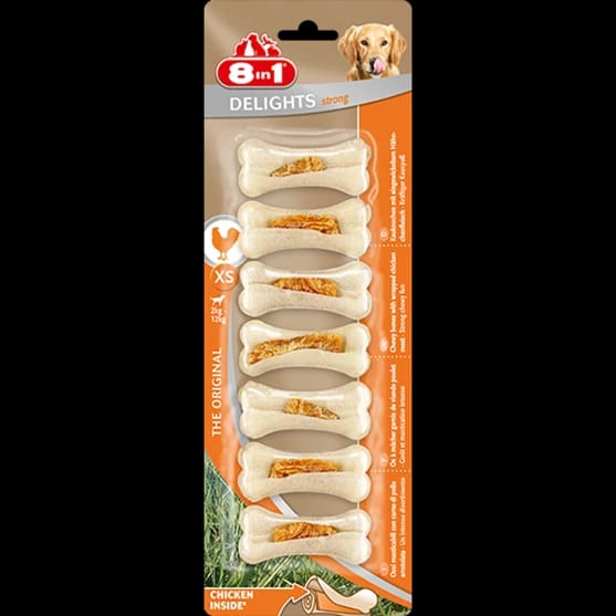 8in1 ® Delights Bones Strong XS (7/pack)