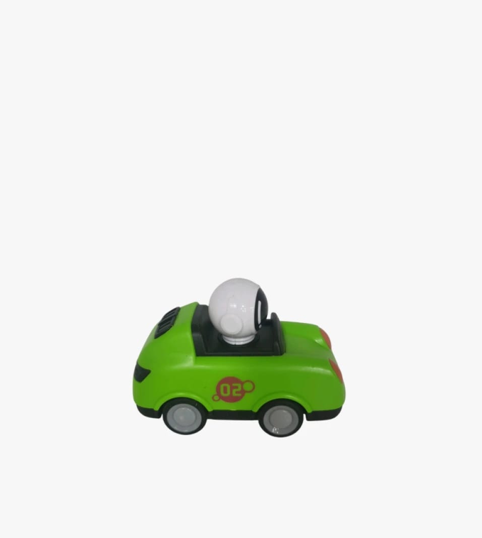 Innovators Kids' Racing Car Toy with Vibrant Colors Design, Featuring Non-Removable Driver and High-Quality Material, Perfect for Imaginative Play and Fun at Home and in the Garden.