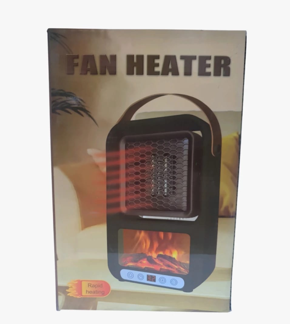 Portable Electric Fan Heater with Rapid Heating Feature, Stylish Design for Home and Office, Ideal for Everyone Seeking Warmth and Comfort in Cold Months.