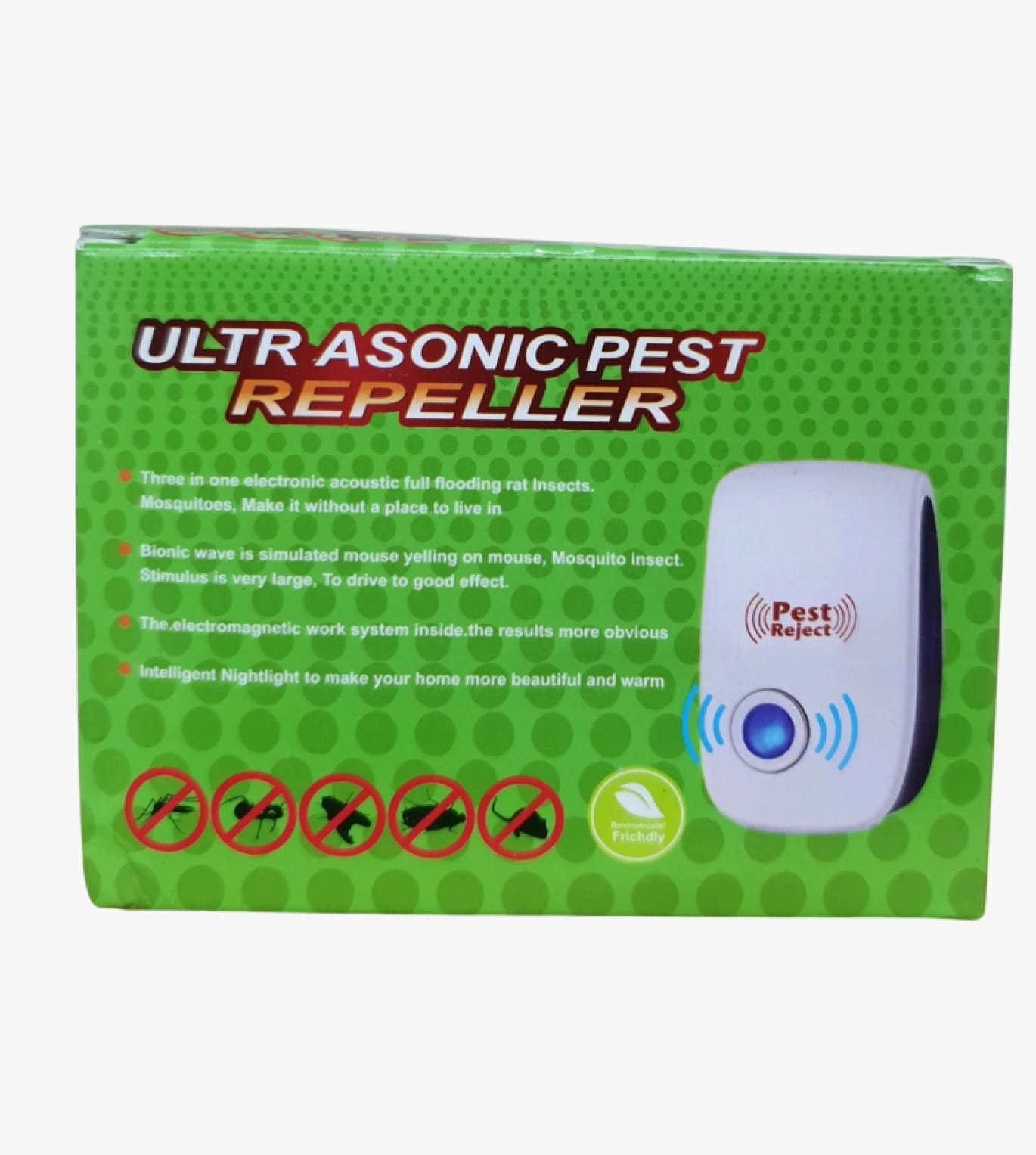 Ultrasonic Pest Repeller Elegant Design with Bionic Functionality for Everyone - Ideal for Homes, Offices, and Workshops