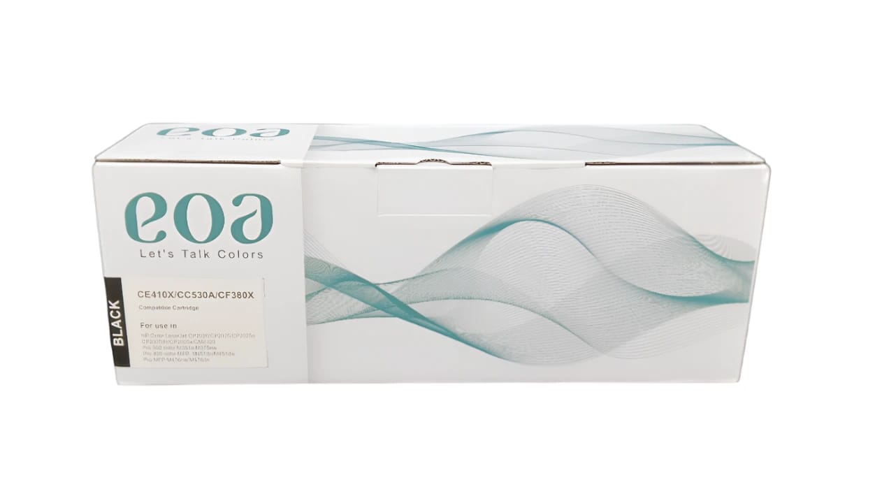 خرطوشة حبر Eoa باللون الأسود، موديل CE410X / CC530A / CF380X / 718
