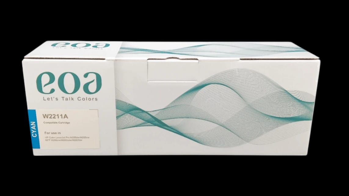 Eoa Ink Cartridge W2211A 207A & 206, Cyan with Chip