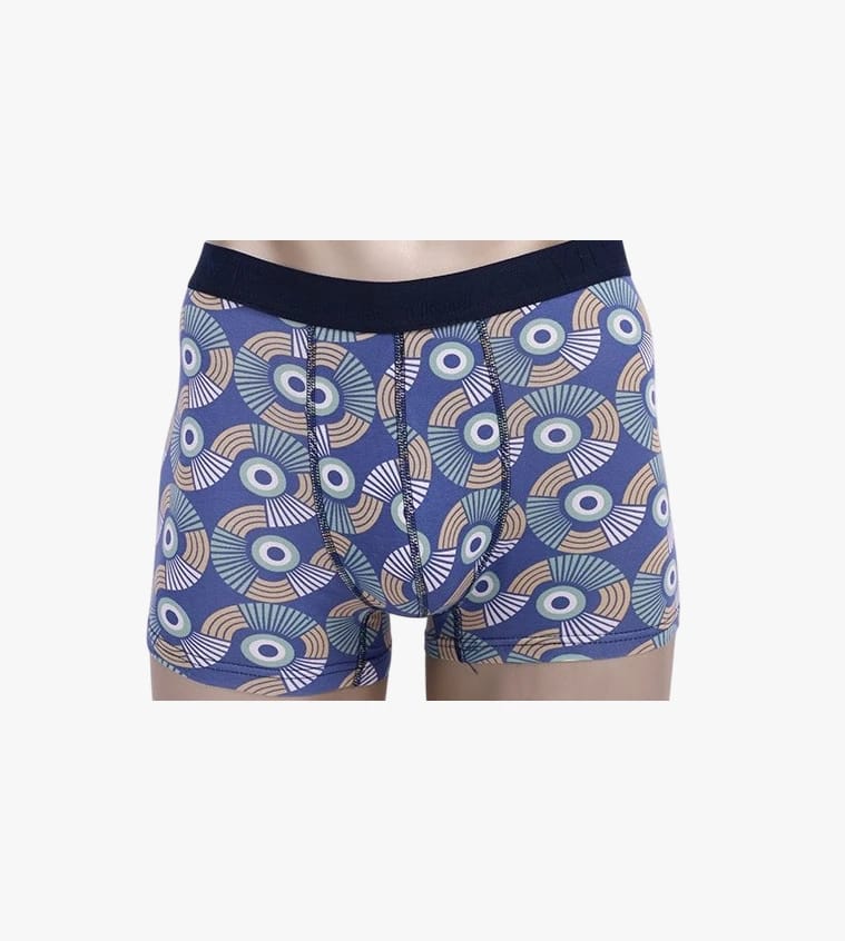 Boxer Briefs from Brand, Stylish Men's Underwear with Modern Geometric Pattern for Daily Wear, Designed to Offer Luxury and Comfort with Innovative Eye-Catching Design for Fashion-Forward Comfort Seekers