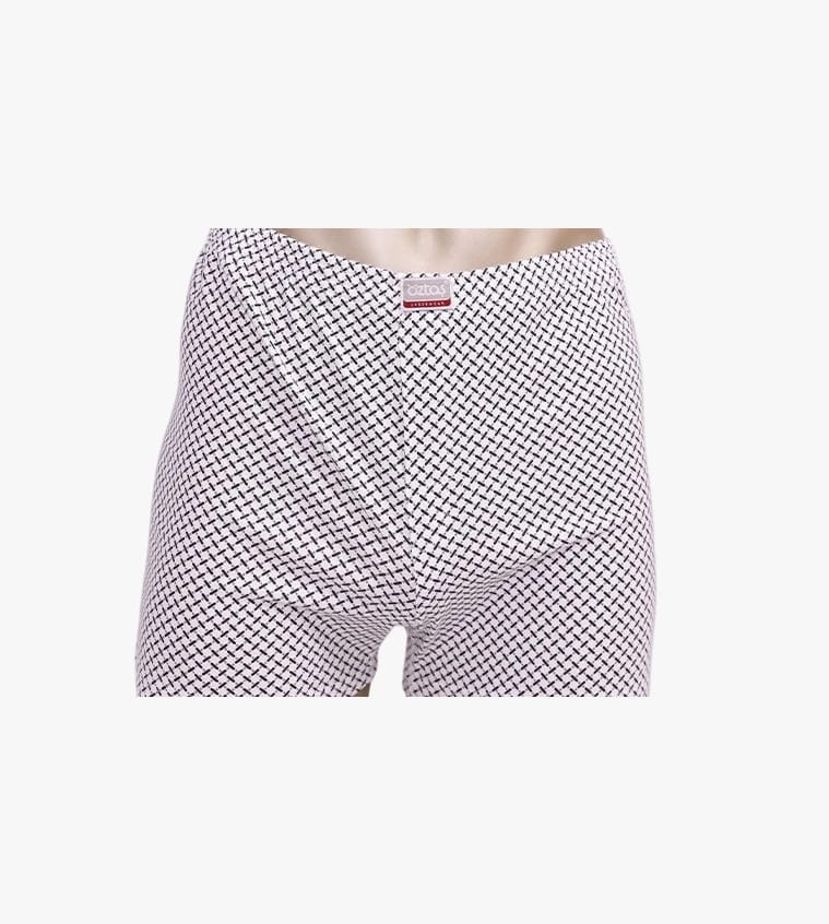 Oztas Men's Stylish Patterned Boxer Briefs with a Chic Net Design, Ideal for Daily Comfort and Support, Perfectly Crafted for the Modern Man