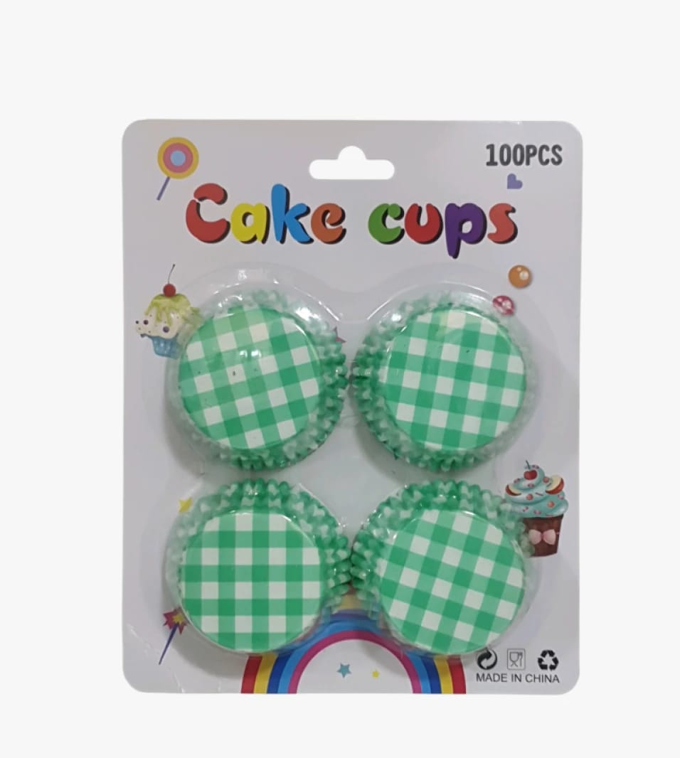 Magic Bake's Cake Cups - 100 PCS, Vibrant Multi-Designs for Kids and Families - Ideal for Baking Delightful and Unique Cakes for Every Festive Occasion, Adds a Fun and Creative Touch to Your Table