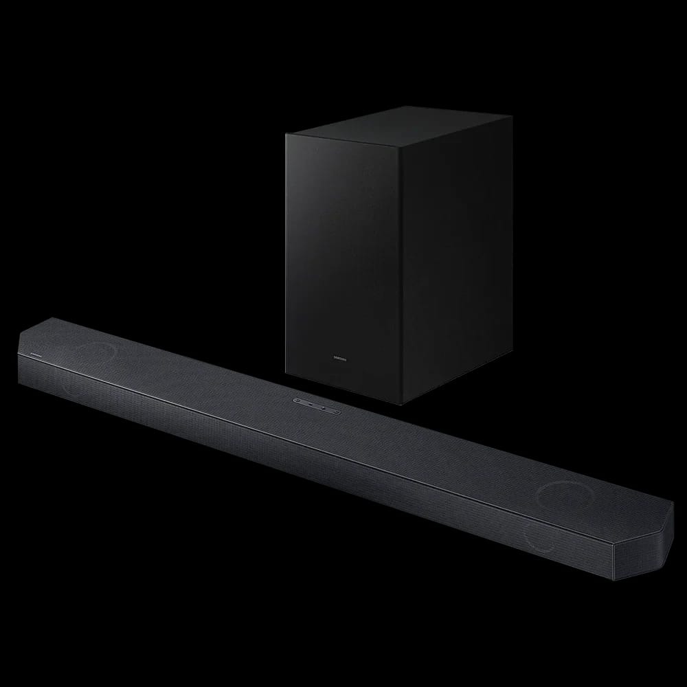 Samsung Soundbar: 3 Main Channels, 1 Subwoofer, 2 Up-firing Channels