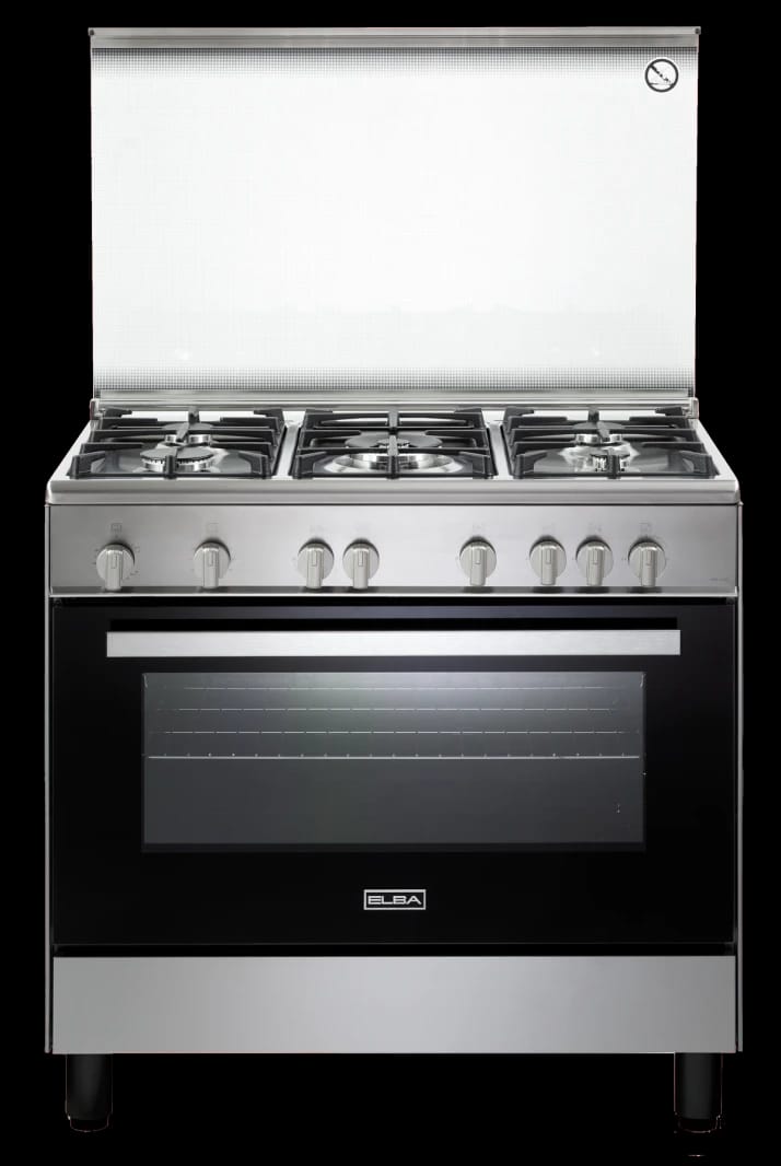 Elba 90cm Stainless Steel Gas Cooker