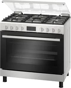 Bosch 5-Burner Gas Cooker - Full Safety - Stainless Steel