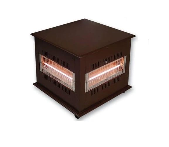 Saray Electric Heater, 2000W, 3 Heat Settings, Brown