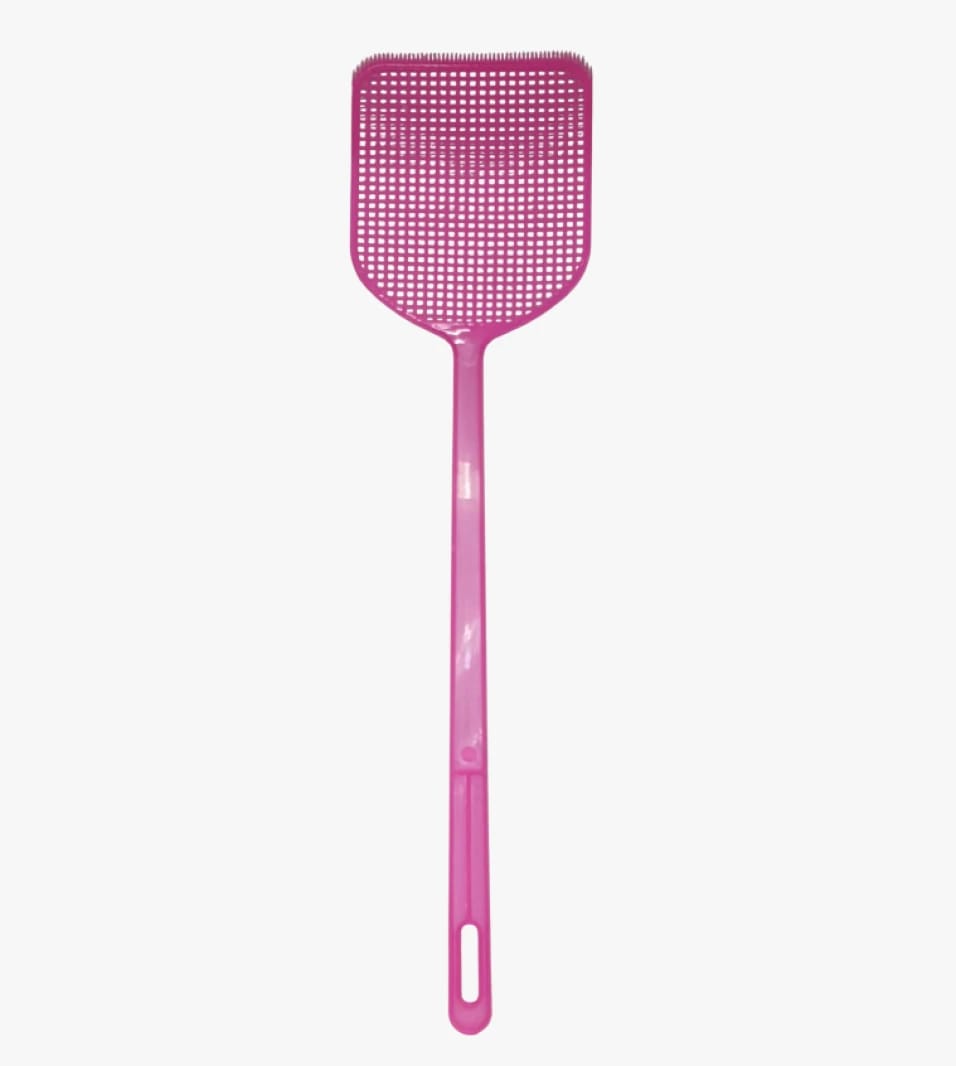 Durable Pink Plastic Fly Swatter with Stylish Design for Effective Insect Control in Home and Garden