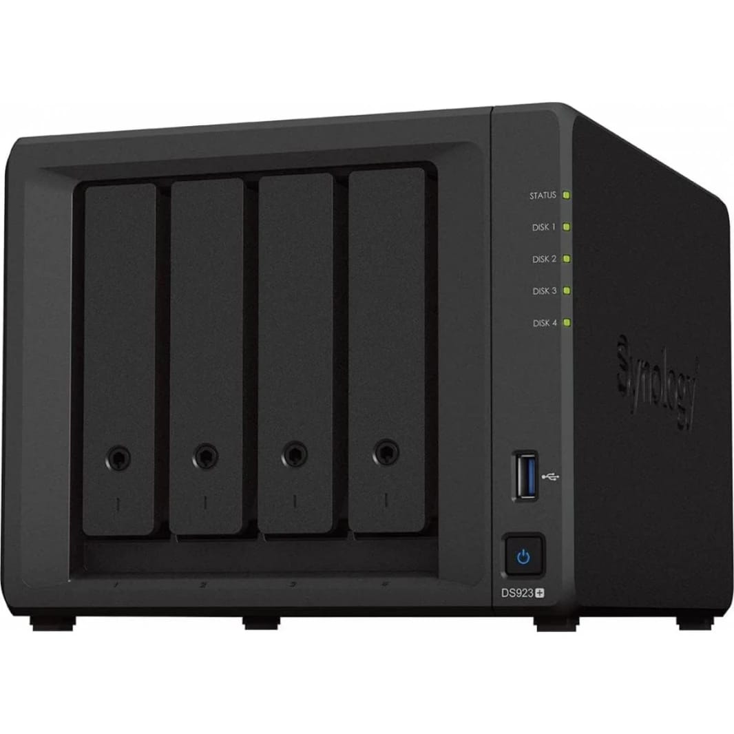 Synology DiskStation DS923+ 4-Bay Diskless NAS w/ Ryzen R1600 Dual Core & 4GB DDR4