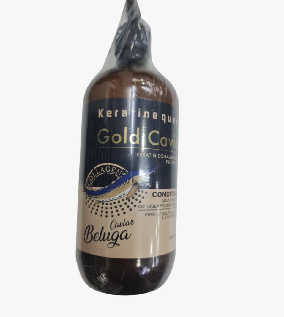 Beluga Caviar Gold Keratin Collagen Hair Conditioner Protein for Individuals Seeking Nourishment and Care