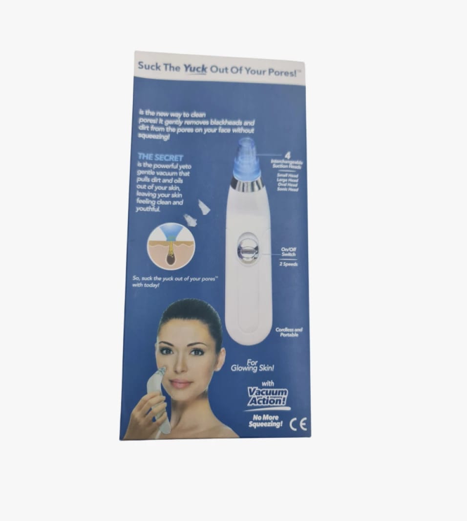 Pore Vacuum Cleaner with Powerful Suction and Multi-Speed Control for Skin Care, Designed for Women