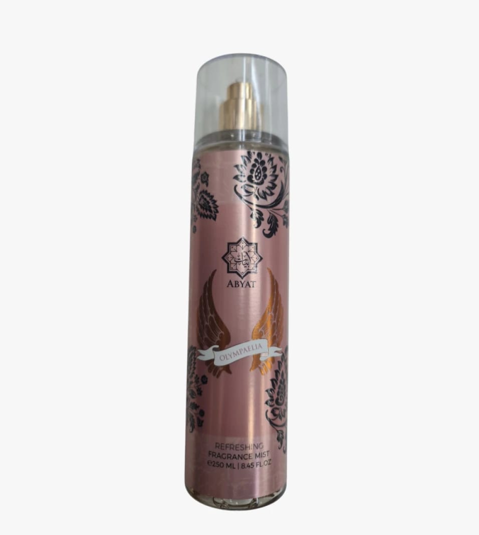 Alyaat Refreshing Fragrance Mist by Abyat for a Captivating Experience, Featuring Alluring Elements, For Stylish Men and Women.